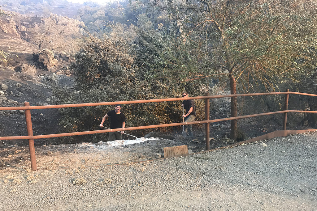 James Regusci Jr. and James Harder Digging